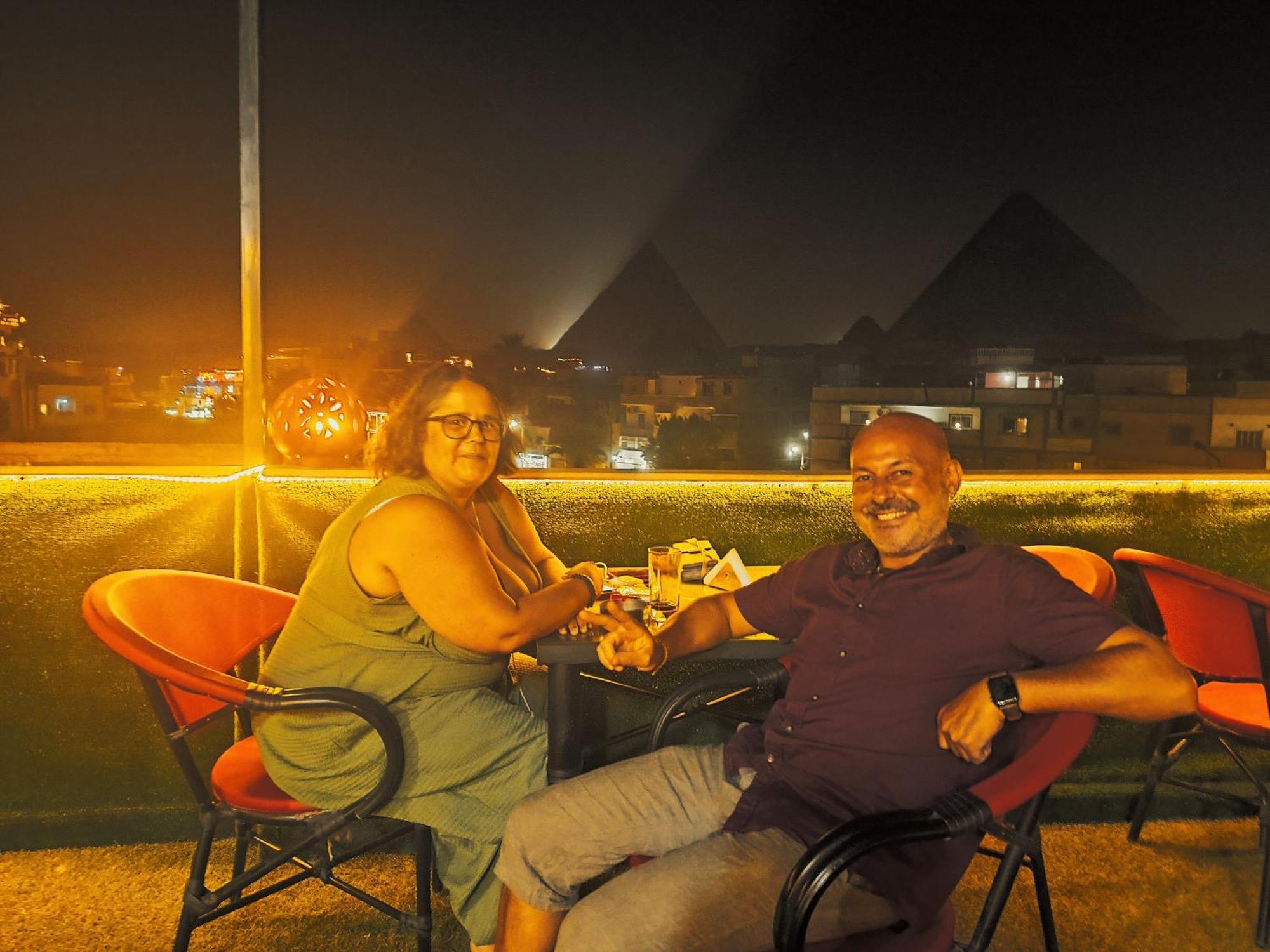 Magic Golden Pyramids View Hotel Kafret el-Gabal Buitenkant foto